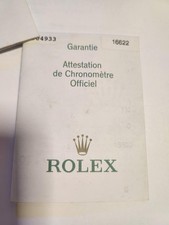 ROLEX GARANZIA YACHT MASTER