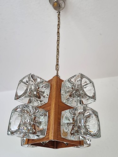 Lampadario vetro cubo - lampadario, in