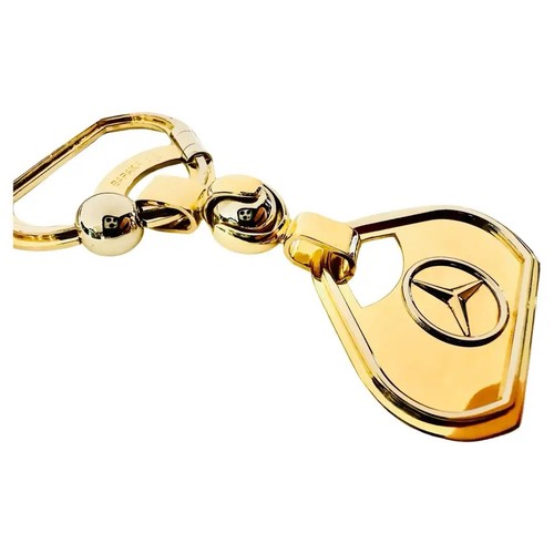 Portachiavi mercedes oro - mercedes,