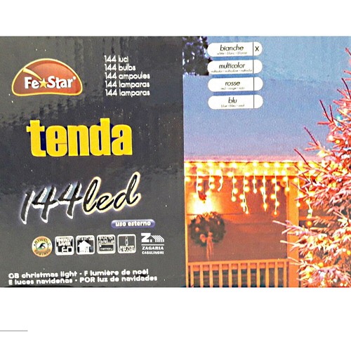 Luci natalizie tenda luminosa - luci,