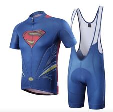 Completo ciclismo SuperMan SpiderMan estivo maglia salopette MTB abbigliamento