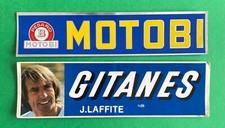 2 Adesivi MOTOBI e GITANES J. Lafitte - Vintage