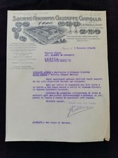 Carta Intestata Limena Giuseppe Garolla Macchine Enologiche 1932 QX1952