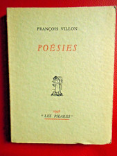 François VILLON Poèmes. Collection Les Phares. 1948 Très bel exemplaire