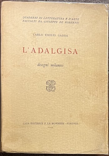 Gadda carlo emilio - carlo,