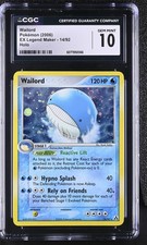 CGC 10 GEM MINT Wailord 2006