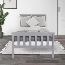 Letto singolo legno massiccio