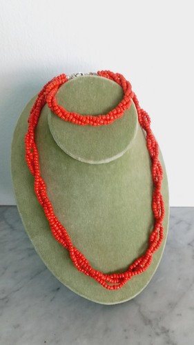 Collana bracciale 3 fili - e,