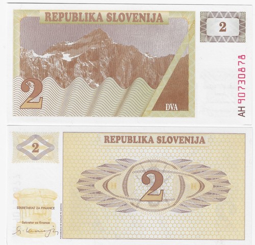 Slovenia 1990 unc tolarja - 1990,
