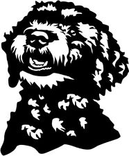 Adesivo LAGOTTO ROMAGNOLO - adesivi auto - sticker - testa Lagotto #75