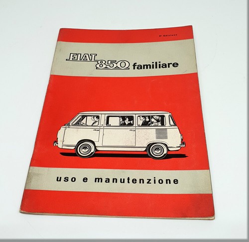 Fiat 850 familiare libretto - 850,