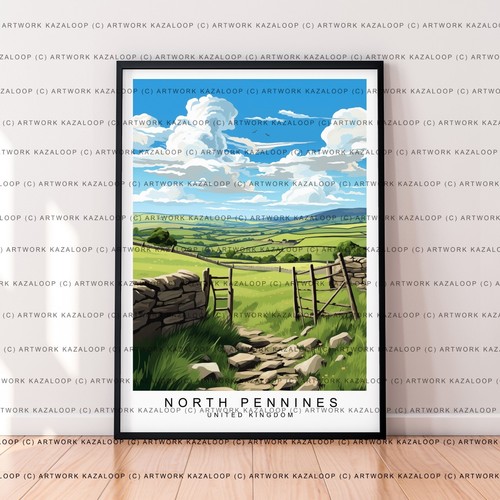 North pennines green valley - north,