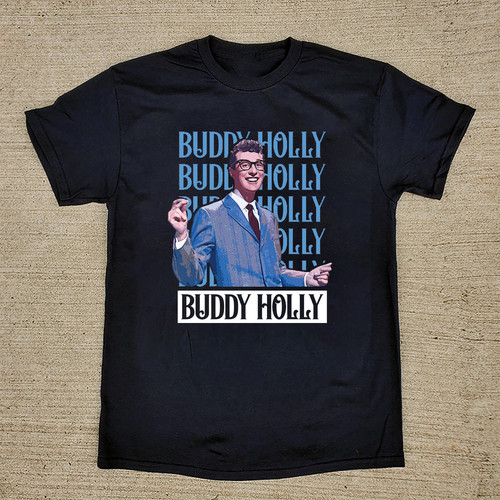 Raro camicia buddy holly - holly, nera