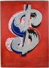 Andy Warhol olio su tela