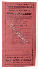 Fascio Combattimento Balzola - Inaugurazione Bandiera Caduti in Guerra - 1935