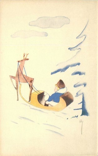 Cartolina caravaggio bambino - cartolina,