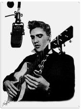 Elvis Con Microfono Matita