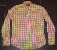 AMK ANDREW MACKENZIE CAMICIA A RIGHE TARTAN M Con CRAVAT