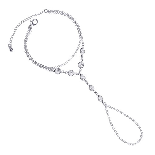 Bracciale catena mano - , e