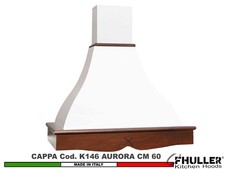 Cappa FHULLER Parete Rustica Aurora 60 Legno Frassino/Tiglio Grezzo Motore 420 m