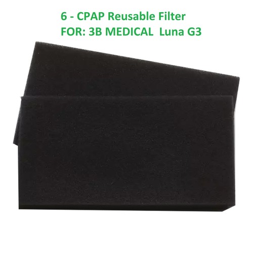 Pack cpap filter foam - foam, pollen