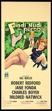 A PIEDI NUDI NEL PARCO Barefoot in the Park RARA LOCANDINA ORIGINALE 1a ED. 1967