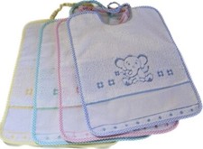 Bavaglini Bambini Scuola Materna Variante Elefantino Pacco 6 Pezzi