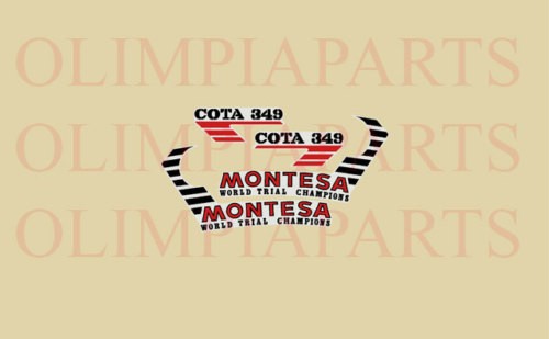 Montesa cota 349 - 349, adesivi