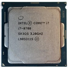 CPU Intel Core i7-8700 • 6