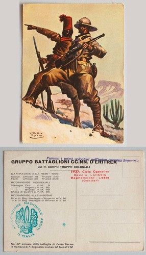 Italia eritrea 1937 scarsa - in,