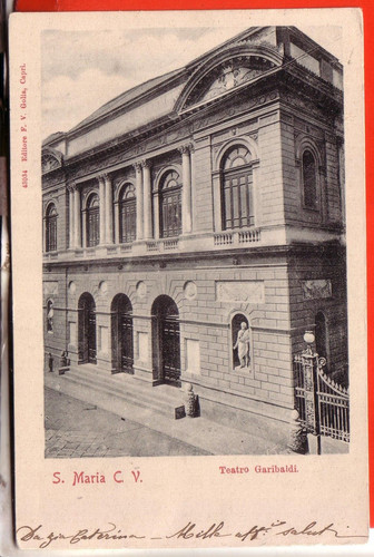 Cartolina maria capua - s.,