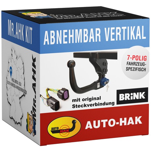 Gancio traino autohak - traino, vert