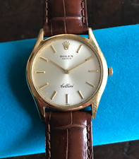 ROLEX CELLINI Ref. 3804 yellow gold sunburst dial - never polished 2022 service
