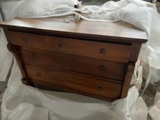 Comò - cassettone antico st. Luigi XVI noce massello intarsiato