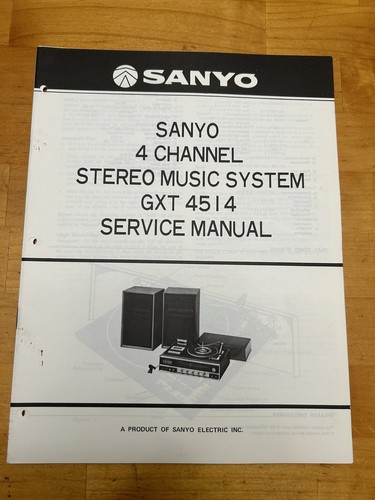 Sanyo gxt 4514 impianto - sanyo, stereo