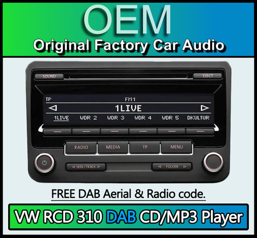 Rcd 310 dab - vw, ,