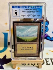 Magic MTG Plains Collectors edition ce CGC 9 (NO Bgs Psa mox lotus 10 alpha box)