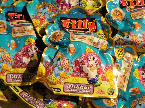 Filly mermaids glitter golden - mermaids,