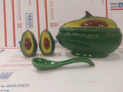 Servizio forma avocado - servizio, a