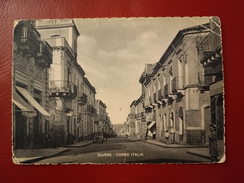 Cartolina giarre catania corso - cartolina,