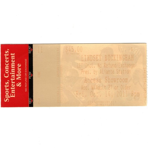 Biglietto concerto lindsey - biglietto,