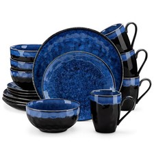 Set piatti blu gres servizio