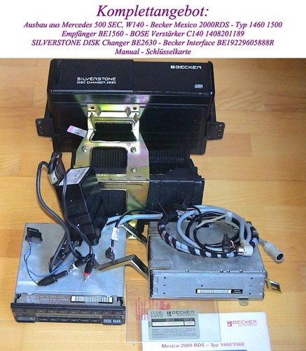 Becker mexico 2000rds bose - becker,