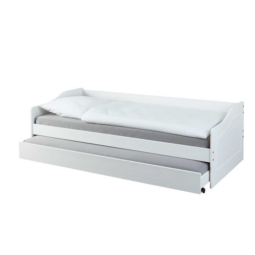 Letto singolo bianco - singolo,