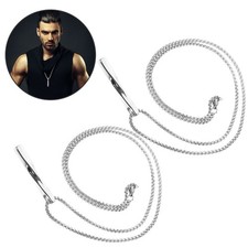 2 Pcs Stainless Steel Necklace