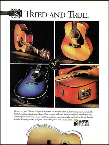 Pubblicità chitarra acustica
