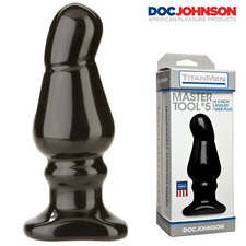 Doc Johnson TitanMen Master Tool Curved Anal Plug Anale Punta Curva Prostatico