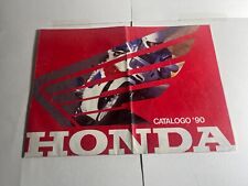 CATALOGO HONDA 1990 VINTAGE -DEPLIANT BROCHURE-TRANSALP,DOMINATOR,CBR600 ETC.