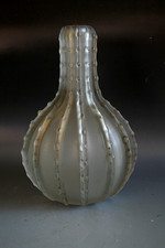 ANTICO VASO IN VETRO DENTELE