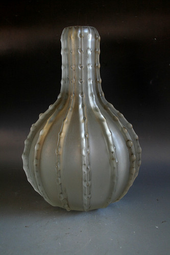 Antico vaso vetro - vaso, dentele